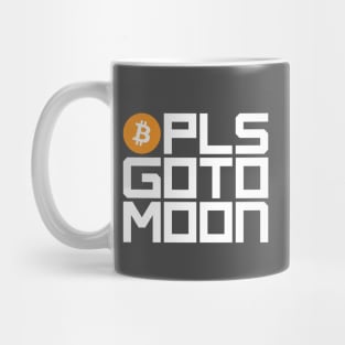 Bitcoin Pls Go To Moon (dark colors) Mug